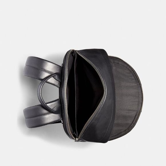 NWT Coach Outlet West Backpack In Signature Canvas  Varsity Stripe - Picture 2 of 4